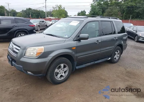 2007 Honda Pilot Ex-L из США, поврежденный, VIN 2HKYF18747H538657